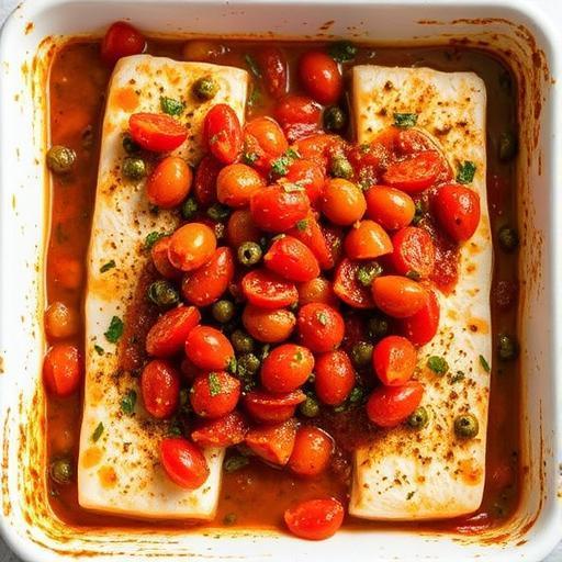 BAKED COD PROVENCAL