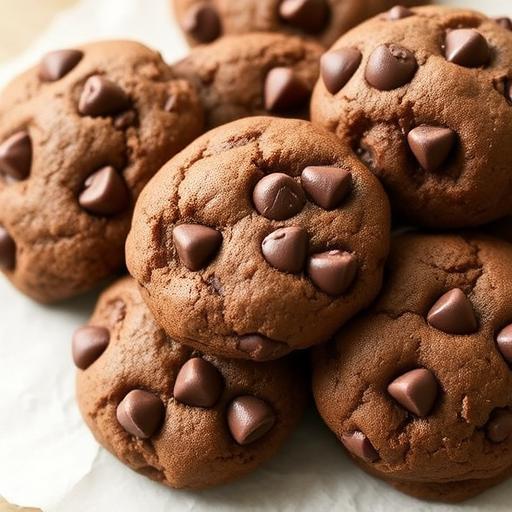 ABSOLUTELY DEEP DARK CHOCOLATE FUDGE COOKIES