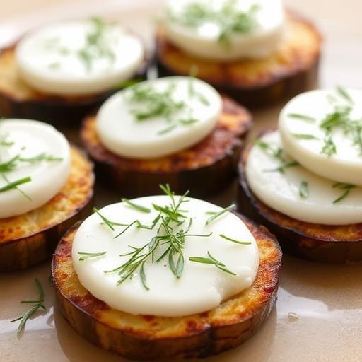 CHEESY AUBERGINE FRITTERS