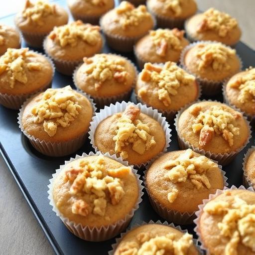 APPLE BUTTER – STREUSEL MUFFINS