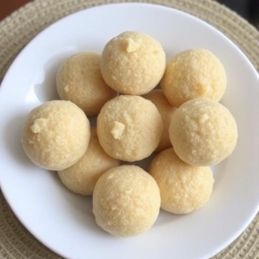 BESAN LADOO (GRAM FLOUR BALLS)