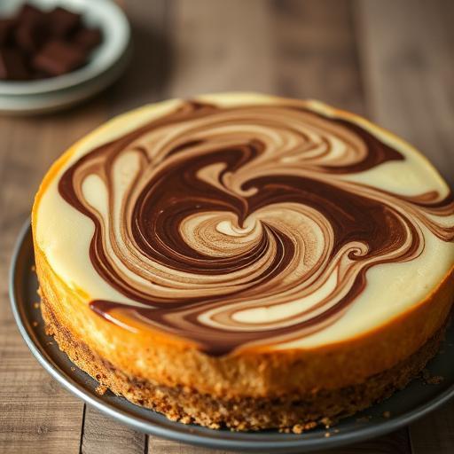 CHOCOLATE RIPPLE CHEESECAKE