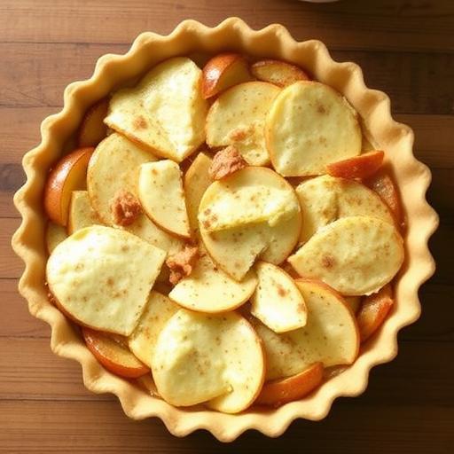 APPLE CINNAMON QUICHE