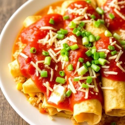 BAKED CHICKEN CHEESE ENCHILADAS