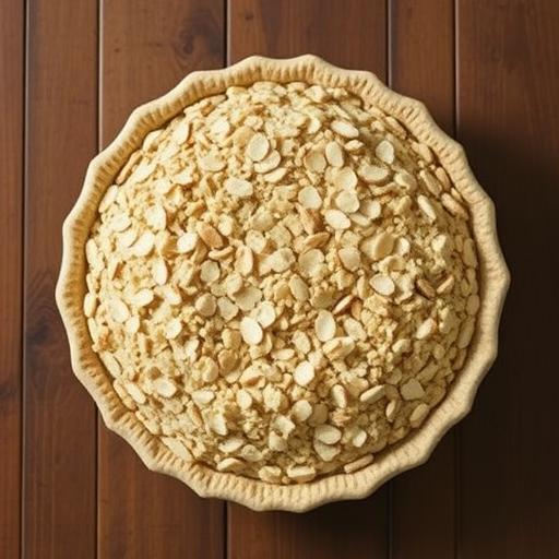 ALMOND STREUSEL PEACH PIE