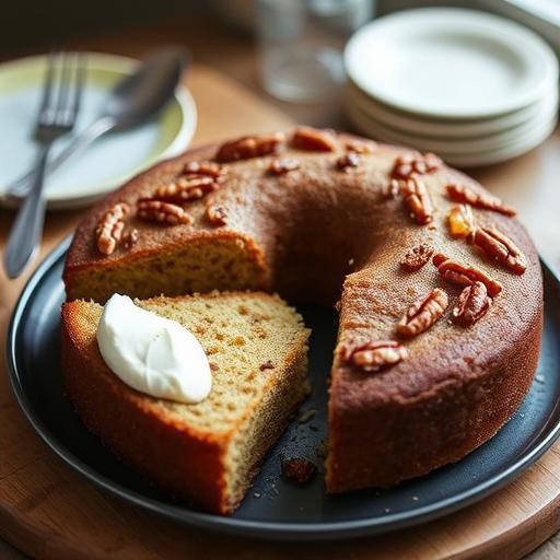 APPLE CIDER CAKE WITH MASCARPONE