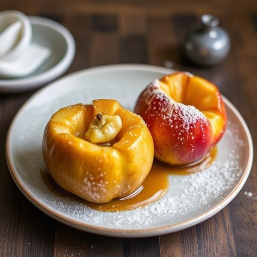 BAKED APPLES WITH CALVADOS SAUCE