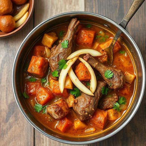 ADHRAKI GOSHT (LAMB MASALA IN A TOMATO AND GINGER SAUCE)