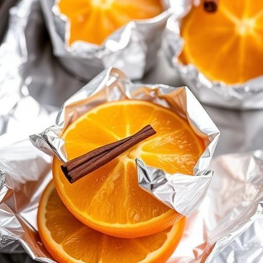 BAKED CINNAMON ORANGES AND GRAND MARNIER