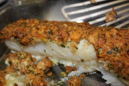 BAKED STUFFED HADDOCK