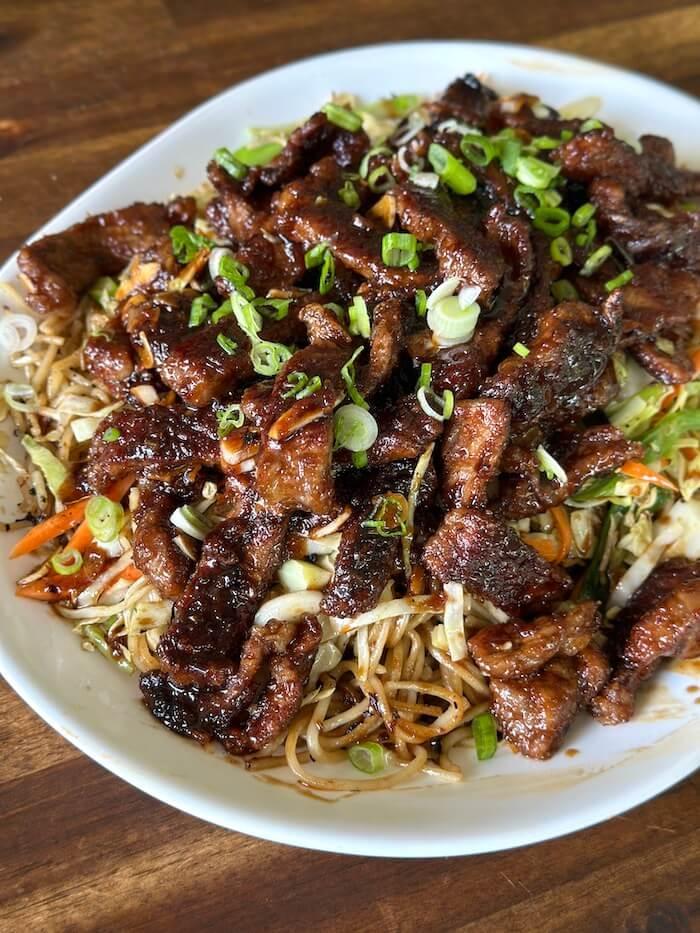 ASIAN BEEF and NOODLES