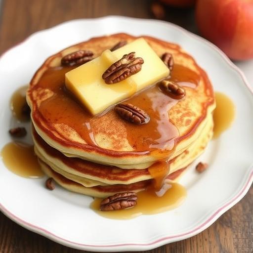 APPLE PECAN PANCAKES 