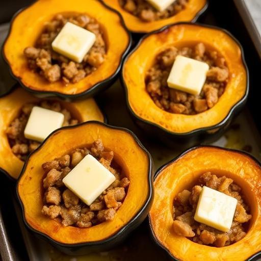 APPLE FILLED SQUASH HALVES