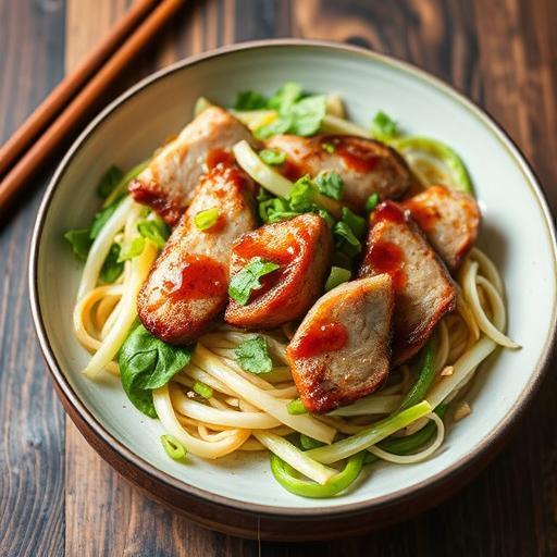 PORK BELLY NOODLE SALAD