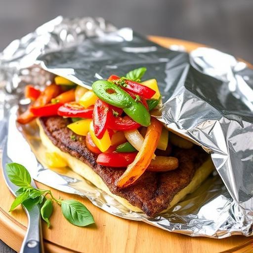 GRILLED PEPPER STEAK SANDWICHES
