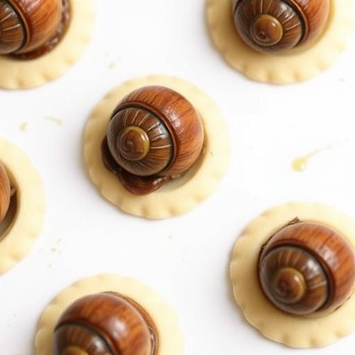 ESCARGOTS EN CERCUEILS (SNAILS in PUFF PASTRY)