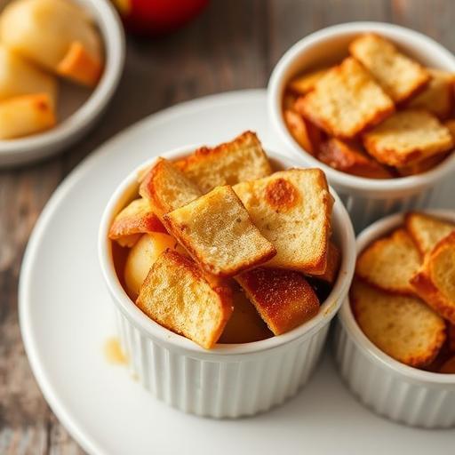 APPLE CHARLOTTES WITH THYME CUSTARD
