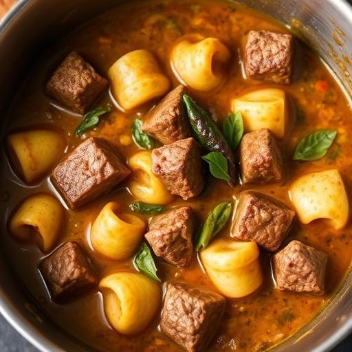 INDONESIAN SPICED COCONUT BEEF (RENDANG)