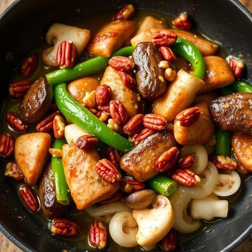 DUCK with PECANS