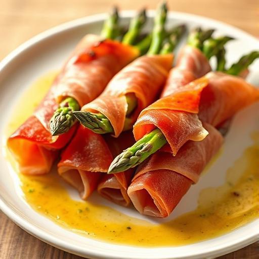 ASPARAGUS AND PARMA HAM WRAPS