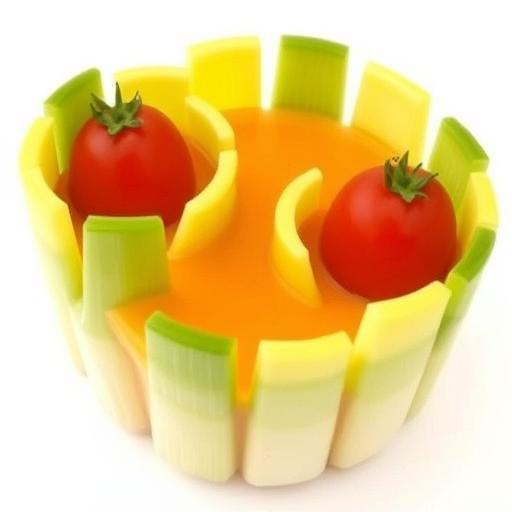 BABY LEEKS with TOMATO CONFIT