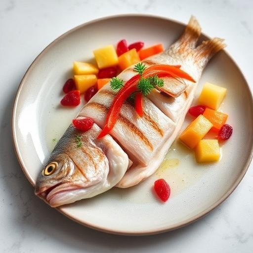 ABUNDANT STEAMED SEA BASS AND SEASONAL CLAMS WITH SIZZLING OIL