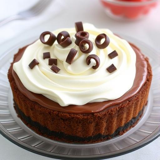 10 MINUTE GERMAN SWEET CHOCOLATE CREAM PIE