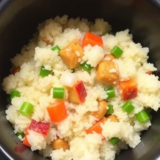 BARLEY 	with VEGETABLES (COOKED in a RICE COOKER)