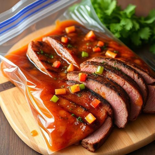 HOT AND SPICY FLANK STEAK