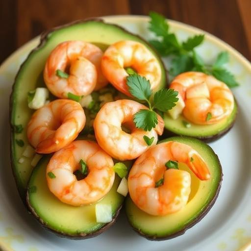 AVOCADO with SHRIMP REMOULADE