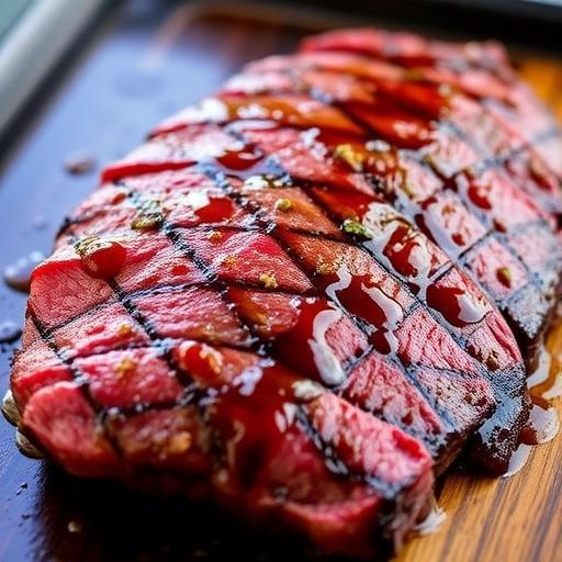 MARINATED FLANK STEAK BARBECUE