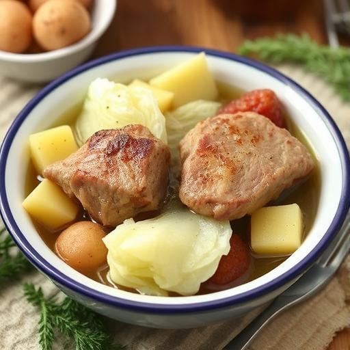 BOILED BACON and CABBAGE