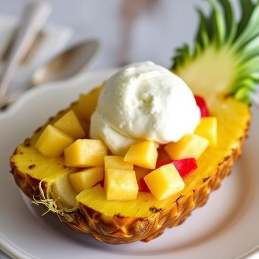 ALMOND SNOW FRUIT BOATS
