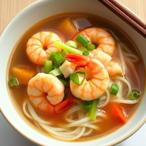SHRIMP NOODLE POT