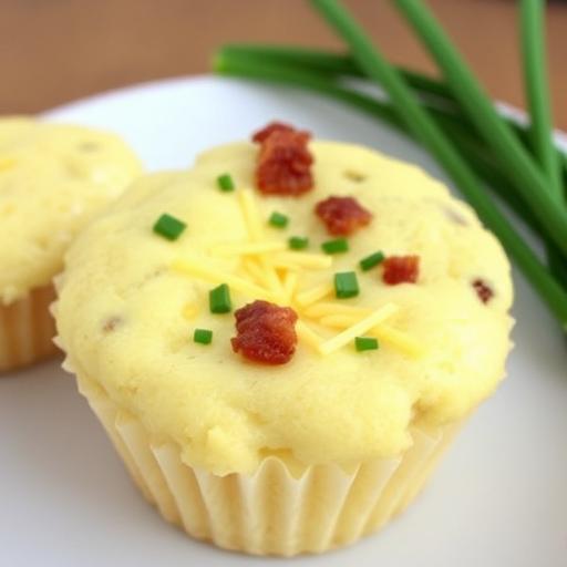 BACON, CHEDDAR and CHIVE MUFFINS