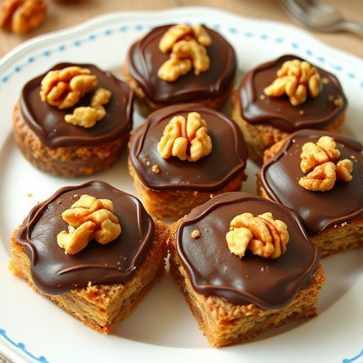 AFGHANS with CHOCOLATE ICING
