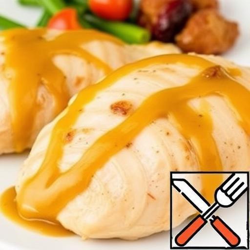 APRICOT MUSTARD GLAZED CHICKEN BREASTS