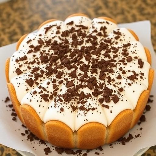 AMARETTO CREAM FILLED CAKE (ZUCOTTO RIPIENO)