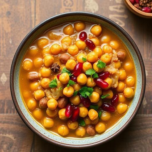 ANARDANA CHANA (POMEGRANATE AND CHICKPEA CURRY)