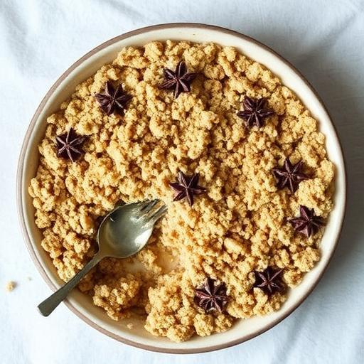 APPLE CRUMBLE WITH STAR ANISE
