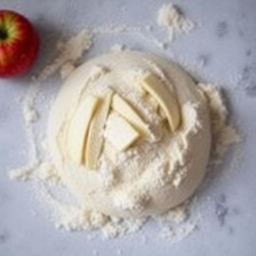 APPLE AND WENSLEYDALE PIE