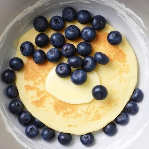 AMERICAN-STYLE BLUEBERRY PANCAKES