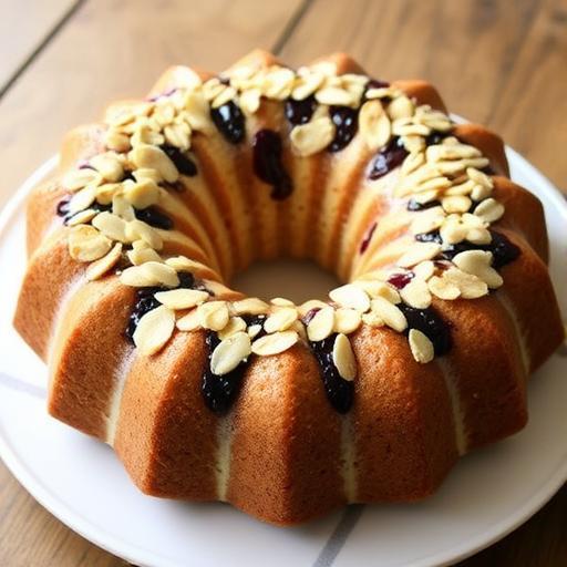 ALMOND APRICOT COFFEE CAKE