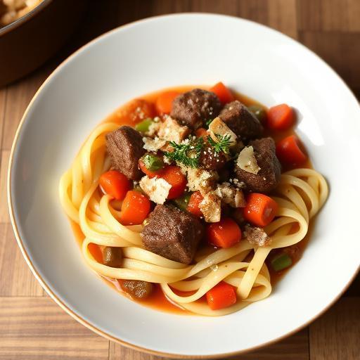 ANOLINI IN BRODO (MEAT FILLED PASTA IN CHICKEN BROTH)