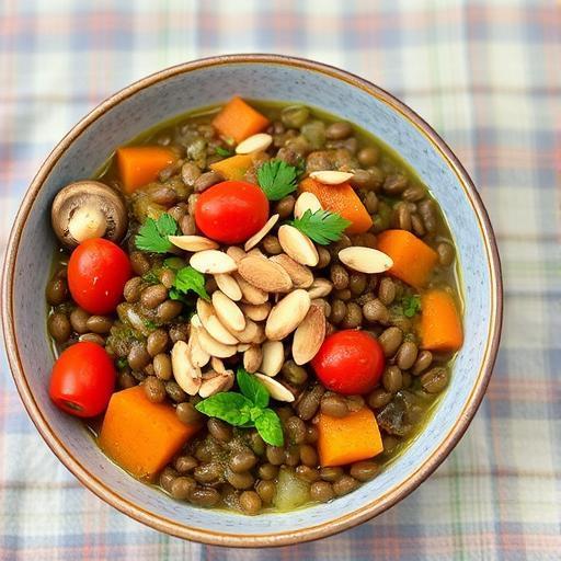 ALMOND LENTIL STEW