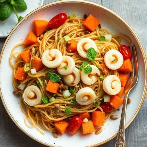 BABY SQUID AND SWEET POTATO SALAD