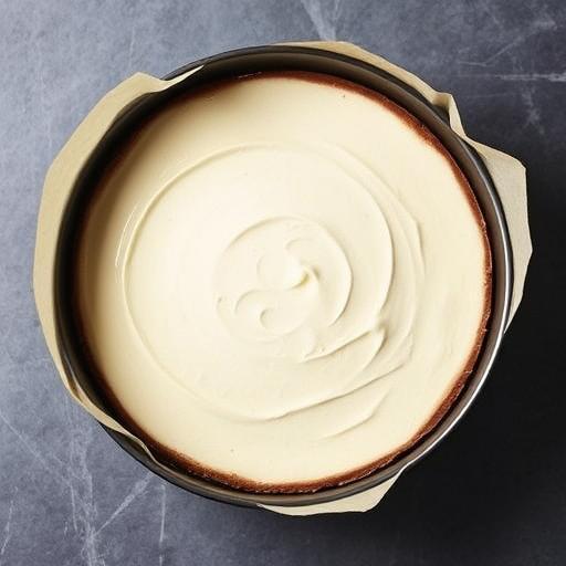 BACK-TO-FRONT BAKED CHEESECAKE
