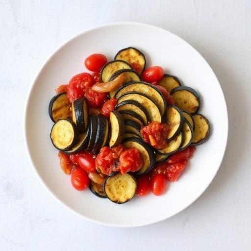 AUBERGINE AND MOZZARELLA BAKE
