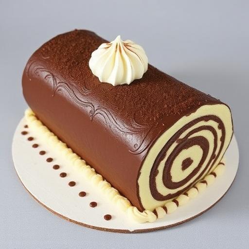 A BUCHE DE NOEL (FRENCH YULE LOG CAKE) PART3