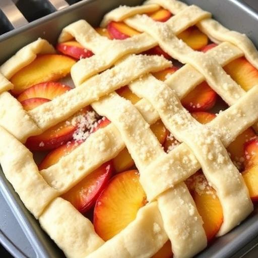 BAKE and TAKE PEACH COFFEECAKE